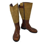 Matisse‎ Suede and Leather Tan Cognac Brown Tall Riding Boots Size 7.5 Photo 3