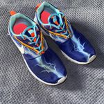 Nike  Roshe One Print Lightning Sneakers Youth 6.5Y Women’s 8 Blue Multi‎ Color Photo 1