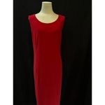 Joan Rivers Women’s Red Tank Sleeved Pencil Dress Sz XL Photo 1