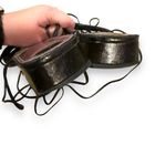 Circus by Sam Edelman Sam Edelman Circus Jocelyn‎ Crackle Ankle Wrap Lace Up Block Heel Sandals Sz 7.5 Photo 5