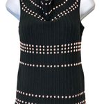 Adelyn Rae  Karissa Off Shoulder Polka Dot Stripe Sweater Ruffle Hem Midi Dress S Photo 5