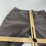 Club Monaco  Pants Womens‎ 0 Gray Button Front Straight Leg Nautical Sailor Style Photo 5