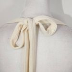 We Wore What Cream Halter Crop Top Size Medium NWT Tie Neck Halter Top Photo 3