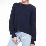 Brandy Melville Classic Navy Blue Crew Neck Sweater Photo 1