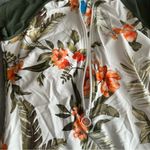 Cupshe NWT  One Piece Swimsuit Mock Neck Zipper Short Sleeve olive size M Photo 3