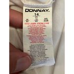 Donnay Polo Shirt Womens US 14 UK 18 EU 46 White Short Sleeve Golf Tennis Top Photo 5