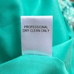 Yoana Baraschi  Fit‎ & Flare Jacquard Cocktail Dress in Green Florals, Size 2 Photo 12