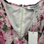 Sofie the Label Women's Polina Floral Organza Mini Dress Puff‎ Sleeve Poplin M Pink Size M Photo 7