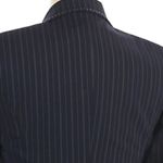 H Hilfiger blue &White pinstripe Wool Blazer Size 12 Photo 8