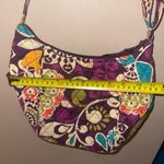 Vera Bradley  Purple Floral Shoulder Bag crossbody purse plum crazy Photo 2