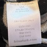 Trina Turk  striped sleeveless mini dress pullover black gray size P/XS s… Photo 6