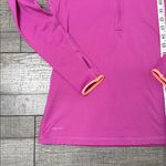 Nike Dri-Fit Women's Magenta Half-Zip Sweatshirt Photo 5