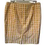 Talbots | 10PETITE | SUNFLOWER π» COLOR CHECKERED | FULLY LINED MINI SKIRT Photo 1