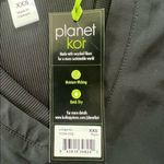 NWT! Planet Koi Black Longevity Scrub Top XXS Photo 5