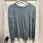 Lululemon  Sweetest Day Long Sleeve
*Tencel Blue Cast sz 12 Photo 4