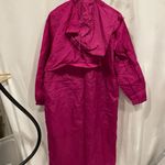 Woolrich 90’s raspberry maxi hooded rain parka packable travel lightweight Photo 6