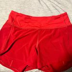 Lululemon Red Speed Shorts Photo 0