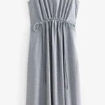 Athleta NWOT  Silver Echo Sleeveless Midi Dress Photo 1
