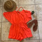 Cold Shoulder Romper Red Size M Photo 6