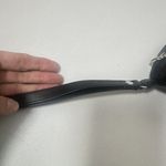 Oakley Case Wonens Black Logo Sunglass Faux Leather Soft Zipper Wristlet Loop Photo 3