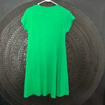 ME+EM Cotton Slub Jersey Raglan T Shirt Swing Dress 2 Kelly Green Minimalist Photo 14