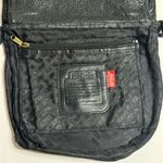 ORIGINAL BREE Black Leather Saddle Crossbody With Adjustable Strap Photo 2