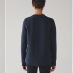 Lululemon Fleece Be True Crew Sweater Sz 2 (navy) Photo 8