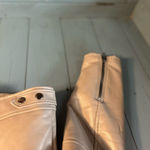 BLANK NYC  Cream Faux Leather Moto Jacket | Size XL Photo 10