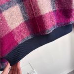 House of Harlow 1960 Plaid Wool Blend Bomber Jacket M Pink Size M Photo 4