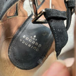 Laurence‎ Dacade Maja Multi Buckle Strap Heels Pumps Black Suede Size 38 READ Photo 10