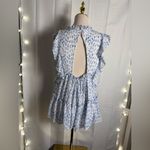 Entro  Blue and White Mini Dress Photo 1