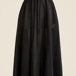J.Crew  Smocked maxi dress in cotton voile black Photo 0