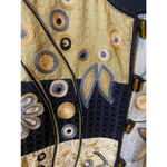 Indigo Moon oversized blazer/jacket floral design size S Gold Photo 3