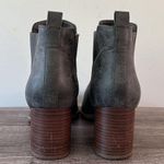 BC Footwear |Gray Vegan Leather Pointy Toe Heeled Booties sz 8.5 Photo 3