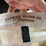 Ralph Lauren Lauren Women's Classic Straight Jeans Cream Denim Size 10P. NEW Photo 7