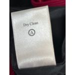 Coldwater Creek  Women's Floral Ruffle Collar Blazer Jacket Lined Burgundy Sz 16 Photo 8