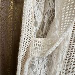 Torrid Ivory Floral Textured Lace Kimono Duster Boho Coverup 1/2 XL Photo 4