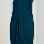 Marine layer Lexi Midi Tank Dress in Tapestry Teal Bluse Size Small NWOT Photo 2