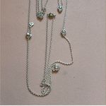 Pandora  Dazzling Dainty Droplests  Sterling silver Necklace- Retired . Photo 2
