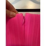 Solace London Skye Acid Pink Off Shoulder Pleated Balloon Sleeve Mini Dress Sz 0 Photo 7