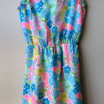 Lilly Pulitzer  XS Dress Floral Ruffle Sleeve Pastel‎ Spring Summer Photo 0