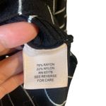 Philosophy Black & White Striped Batwing Long Sleeve Blouse Women Sz S Photo 6