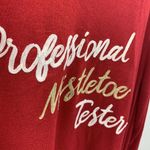 Cacique Plus 18/20 Shirt Hi Lo Holiday Sleep Top Professional Mistletoe Tester Photo 3