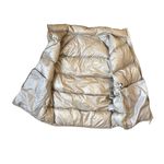 Uniqlo Ultra Light Down Vest Size Large Beige Wide Quilt Puffer Lightweight Photo 2