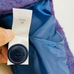 Coldwater Creek  Purple Tweed Career Blazer Jacket Womens Acrylic Wool Blend P14 Photo 6