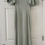 Love Bonito Flutter Sleeve Dress size 4 Green Photo 5
