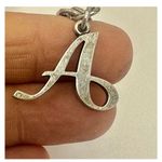 James Avery  Sterling silver A monogram bracelet Photo 9