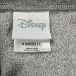 Disney Mickey Mouse Sweatshirt Womens XS Grey Red Lace Up MICKEY Pullover VTG Photo 3