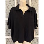 Worthington  Women’s Elbow Sleeve V-Neck  Pull Over  Sweater  Size XL Black Photo 1