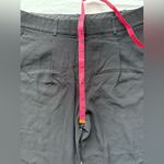 Theory Black Pleat Front Twill Wide Leg Pants 8 Photo 10